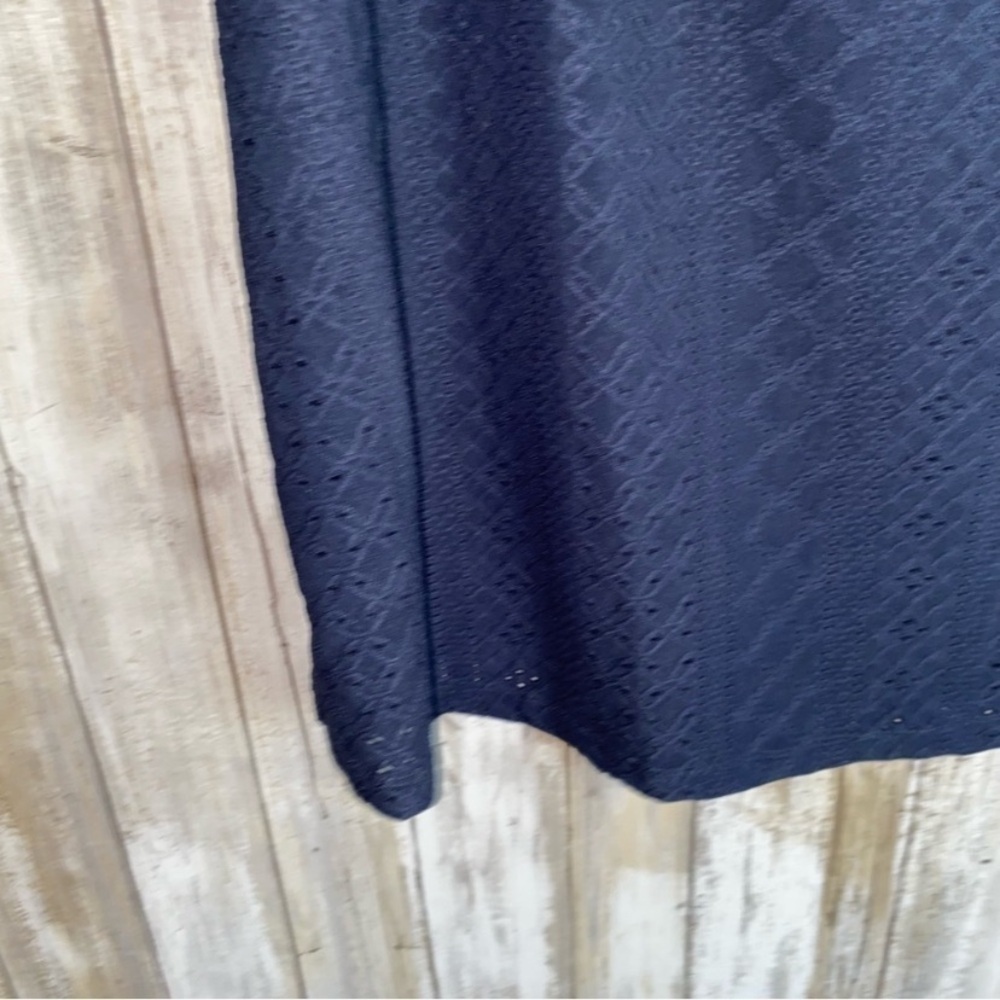 Lane Bryant Classic Ruffle Off-The-Shoulder Eyelet Knit Top - Picture 5 of 6
